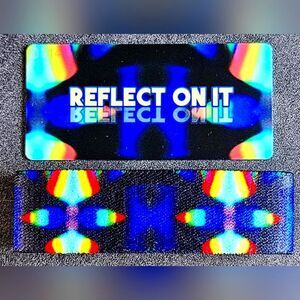 ZOX "REFLECT ON IT" #714 HOLOGRAPHIC SOLD OUT RARE COLLECTIBLE WRISTBAND